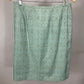 NORTON MCNAUGHTON GREEN TAN SKIRT SUIT SZ 12