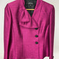 KASPER PINK/BLACK 3 PIECE SUIT SZ 10P
