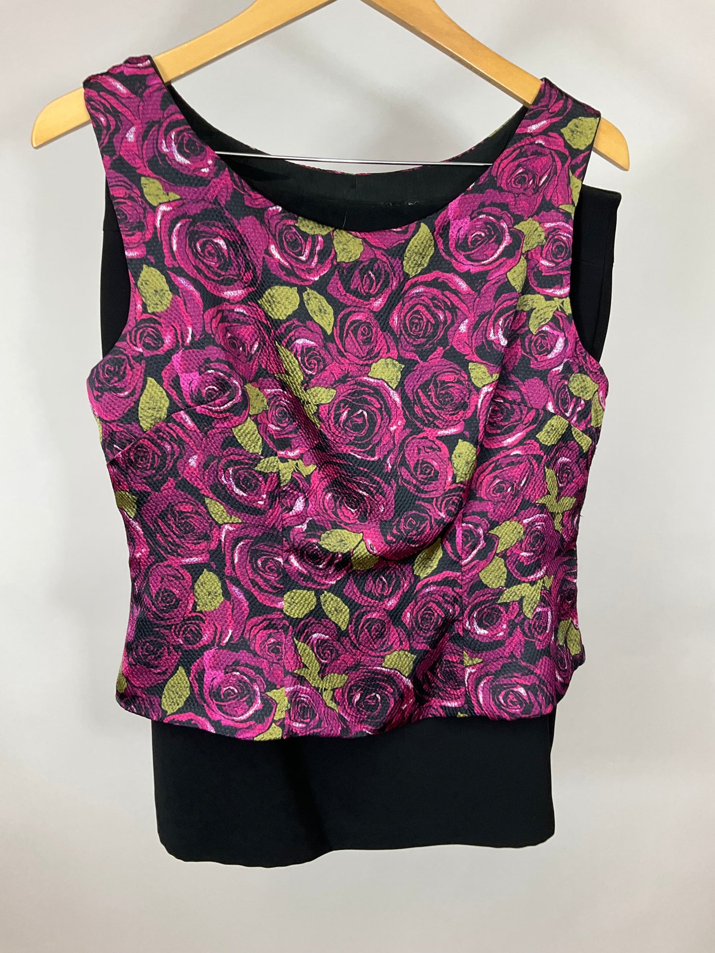 KASPER PINK/BLACK 3 PIECE SUIT SZ 10P