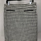 TALBOTS BLACK/WHITE SKIRT SZ 12