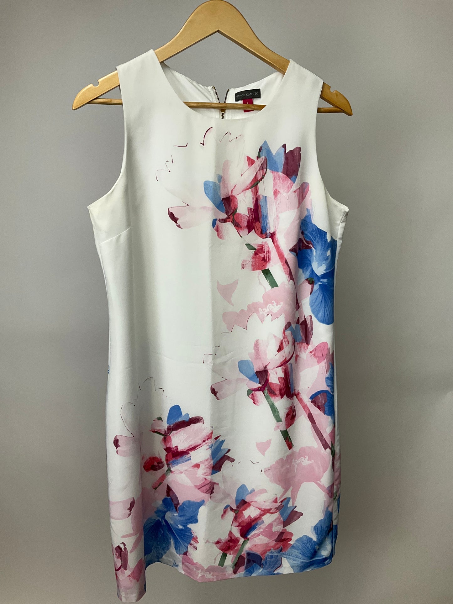 VINCE CAMUTO CREAM FLORAL DRESS SZ 8
