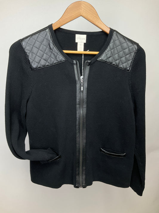 CHICO'S BLACK JACKET SZ 8