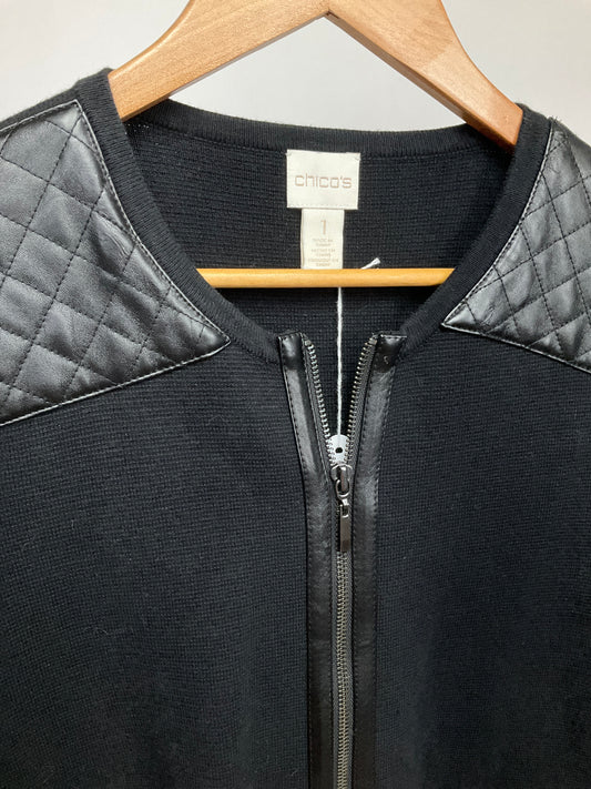 CHICO'S BLACK JACKET SZ 8