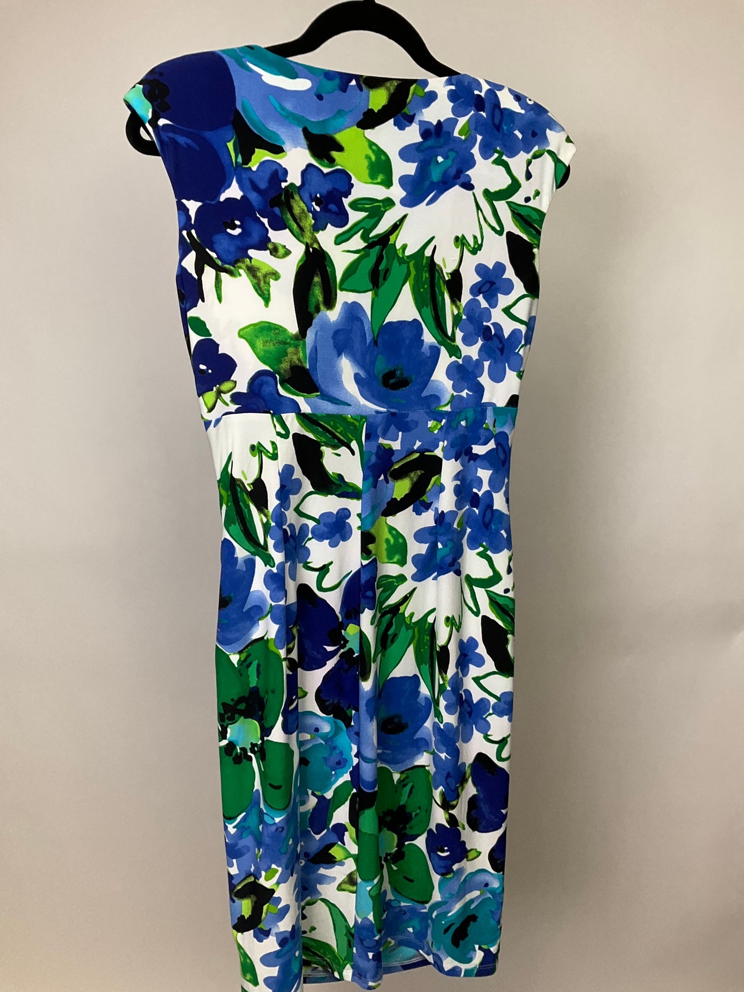 LAUREN BLUE GREEN DRESS SZ 6