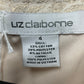 LIZ CLAIBORNE CREAM  DRESS SZ 4