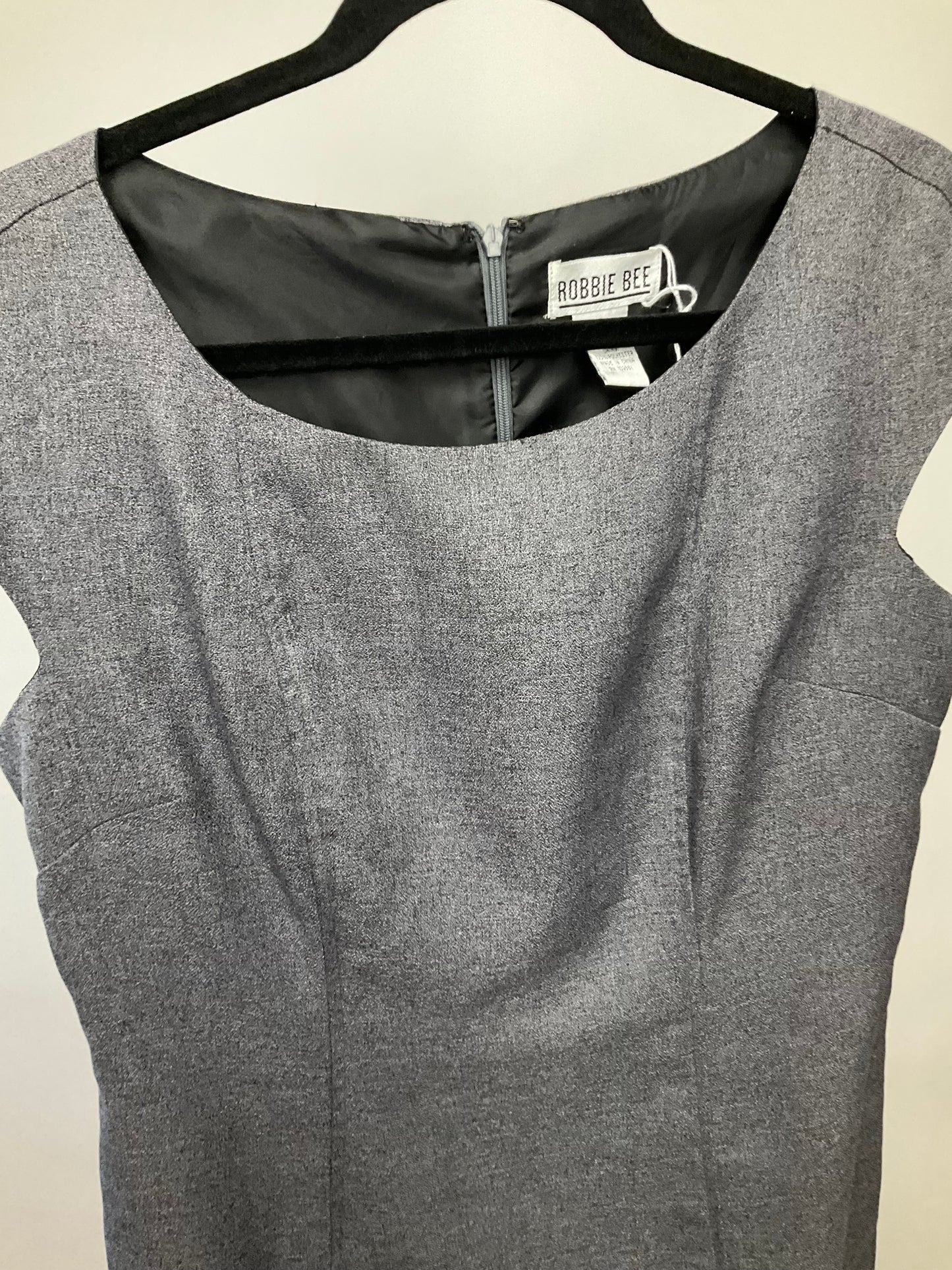 ROBBIE BEE GRAY DRESS SZ 12