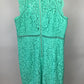 BARDOT GREEN LACE DRESS SZ 12