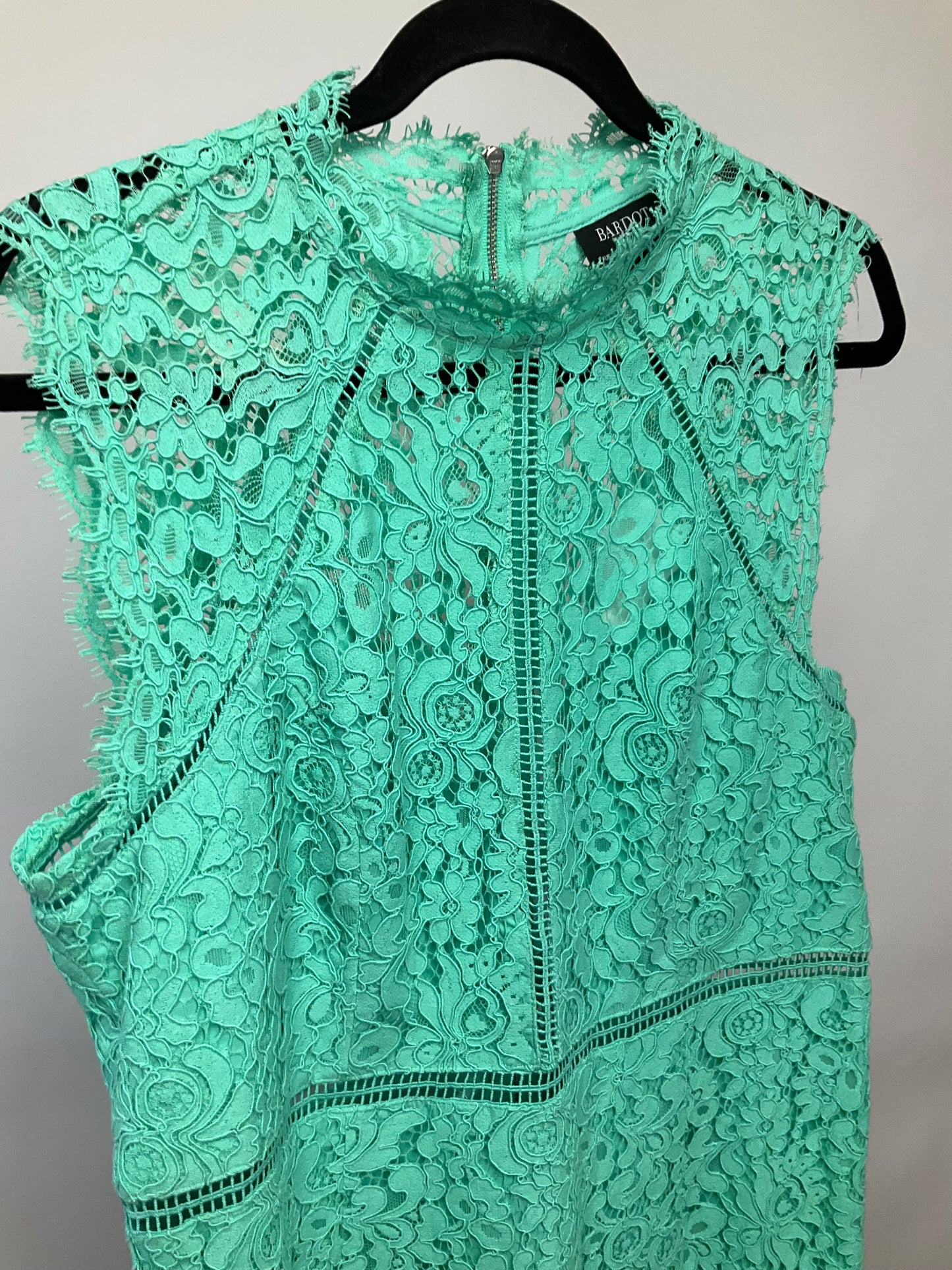 BARDOT GREEN LACE DRESS SZ 12