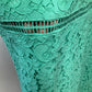 BARDOT GREEN LACE DRESS SZ 12