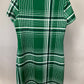 ENFOCUS STUDIO GREEN/WHITE/BLUE DRESS SZ 10