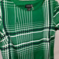 ENFOCUS STUDIO GREEN/WHITE/BLUE DRESS SZ 10