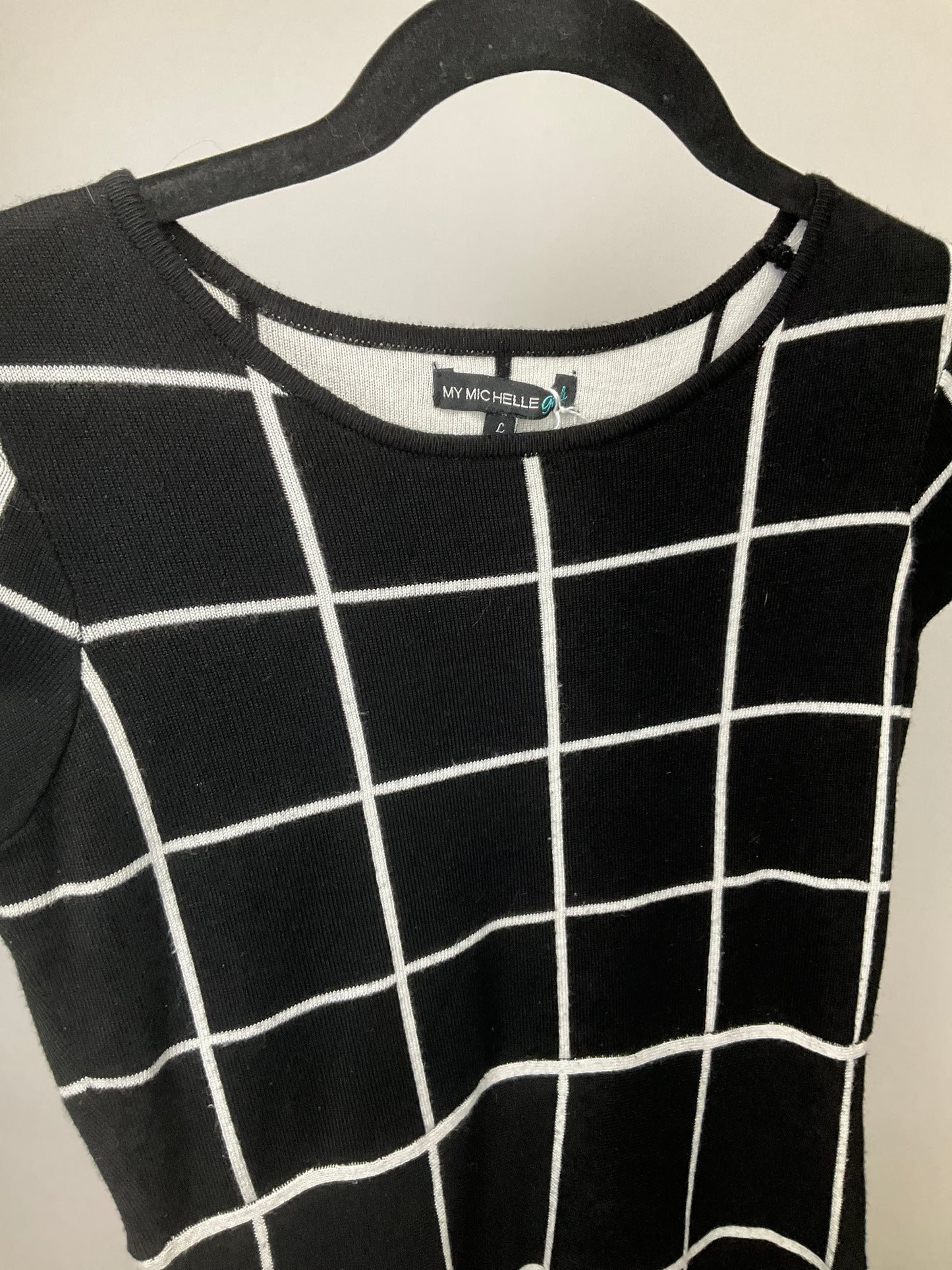 MY MICHELLE BLACK/WHITE DRESS SZ L