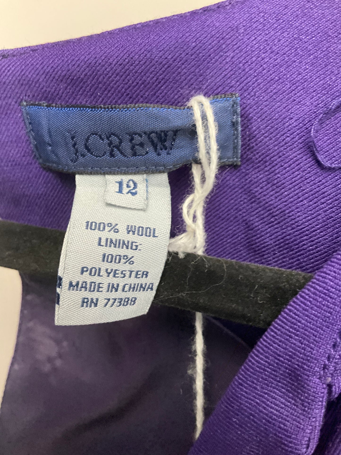 J CREW PURPLE DRESS SZ 12