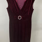 CONNECTED APPAREL WINE DRESS SZ 8