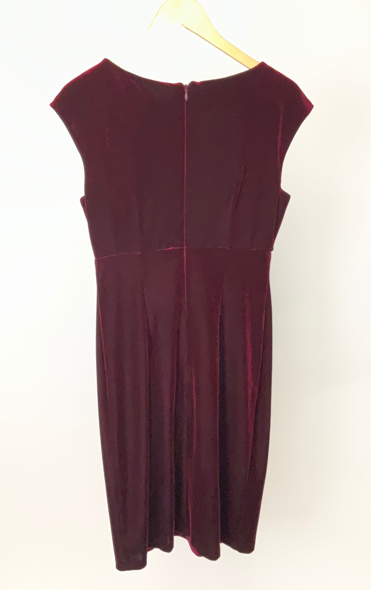 CONNECTED APPAREL WINE DRESS SZ 8