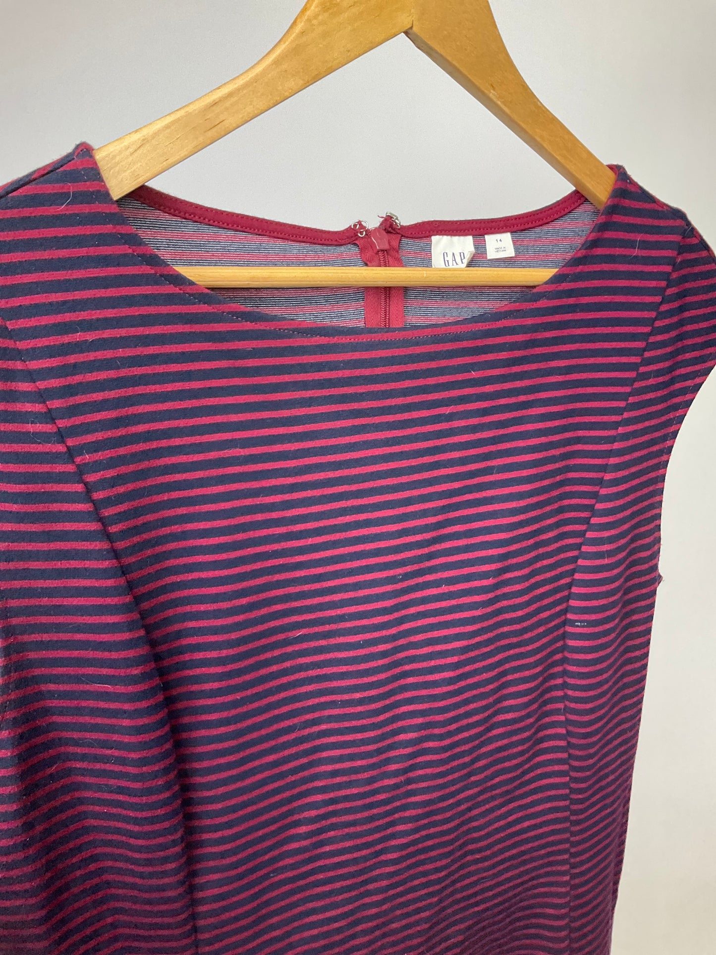 GAP RED/BLUE DRESS SZ 14