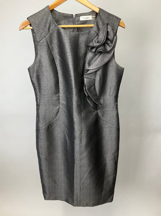 CALVIN KLEIN STEEL METAL DRESS SZ 12