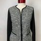 NYGARD BLACK WHITE JACKET SZ M