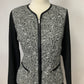 NYGARD BLACK WHITE JACKET SZ M