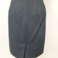 TALBOTS BLACK LEATHER SKIRT SZ 6P