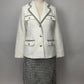TALBOTS WHITE/BLACK SKIRT SUIT SZ 6