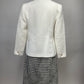 TALBOTS WHITE/BLACK SKIRT SUIT SZ 6