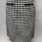 TALBOTS WHITE/BLACK SKIRT SUIT SZ 6