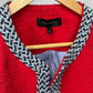 TALBOTS RED BLUE SKIRT SUIT SZ 4 & 8