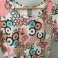 LULAROE PINK/BLUE FLORAL DRESS SZ 2XL