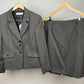 TAHARI GREY SKIRT SUIT SZ 14