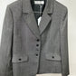 TAHARI GREY SKIRT SUIT SZ 14
