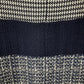ST JOHN BLACK LABEL BLUE/WHITE DRESS SZ 10