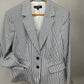 Nine West Blue/White Blazer SZ 16