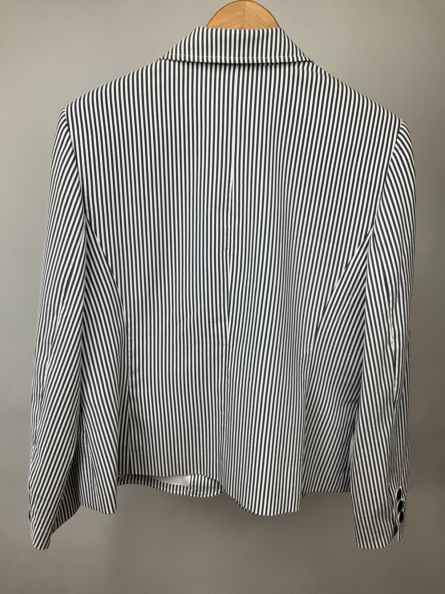 Nine West Blue/White Blazer SZ 16