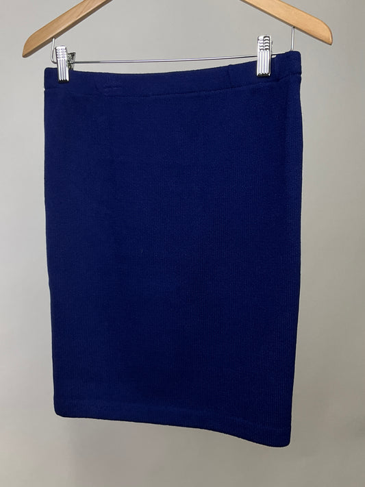 ST JOHN COLLECTION BLUE SKIRT SZ 12?