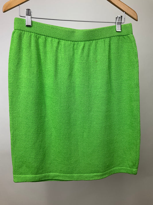 ST JOHN COLLECTION LIME SKIRT SZ 10