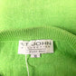 ST JOHN COLLECTION LIME SKIRT SZ 10