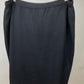 NO BRAND BLACK KNIT SKIRT SZ 18