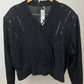 KAMA BY ST JOHN BLACK KNIT SWEATER SZ 20
