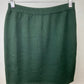 ST JOHN COLLECTION GREEN SKIRT SZ 10