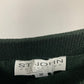 ST JOHN COLLECTION GREEN SKIRT SZ 10