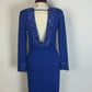 ST JOHN EVENING PURPLE SKIRT SUIT SZ 10