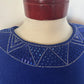 ST JOHN EVENING PURPLE SKIRT SUIT SZ 10
