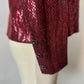 ST JOHN COUTURE RED PAILETTE BLAZER SIZE 8
