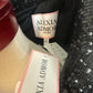 ALEXIA ADMOR BLACK SEQUIN BLAZER SZ 10