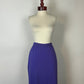 ST JOHN COLLECTION PURPLE SKIRT SUIT SZ 14