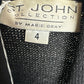 ST JOHN COLLECTION BLACK BLAZER SZ 4