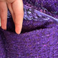 ST JOHN COUTURE PURPLE TWEED SZ 10