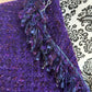 ST JOHN COUTURE PURPLE TWEED SZ 10