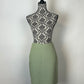 ST JOHN COLLECTION SAGE GREEN SUIT SZ 4